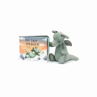 Jellycat The Sky Dragon and Bashful Dragon Medium USA | 85493OWCV